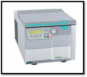 High speed refrigerated centrifuge